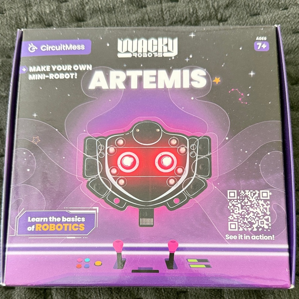 Artemis Mini-Robot Kit - Black and Pink